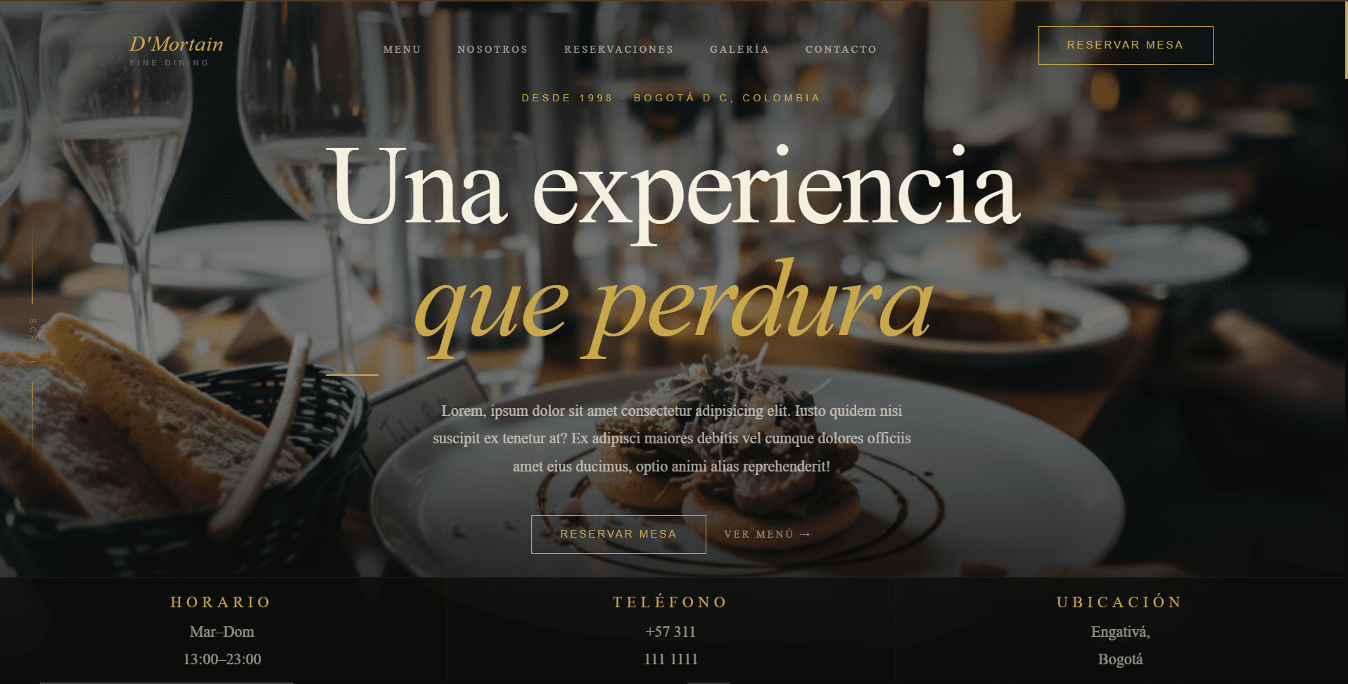 Preview of restaurant-template